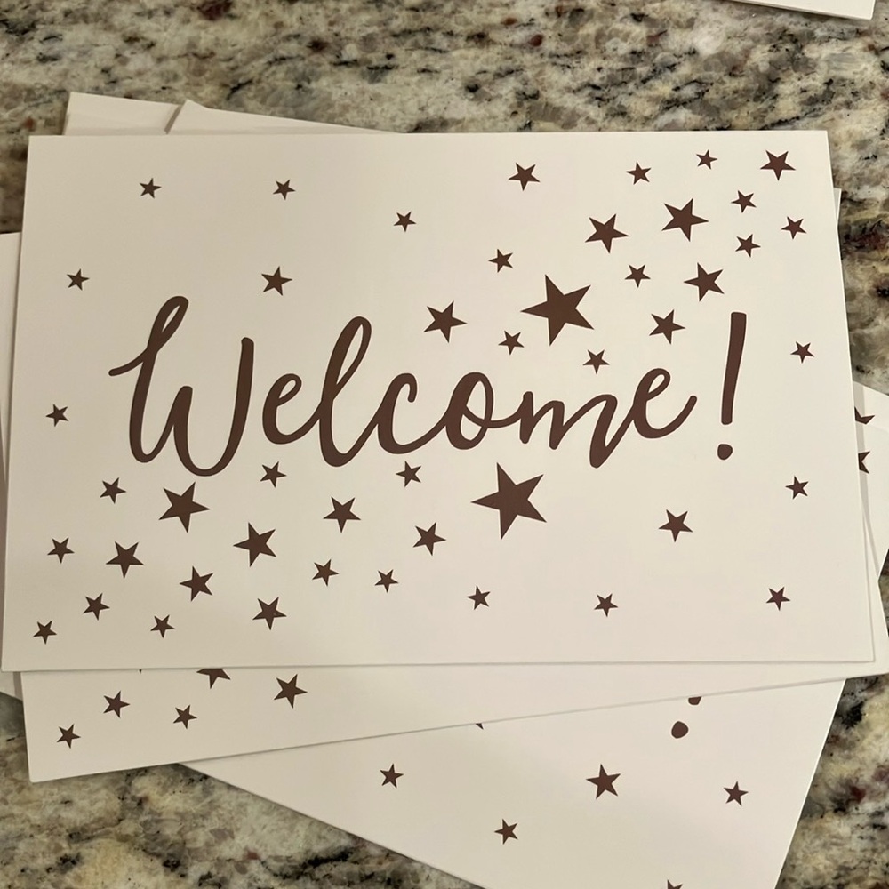 Assorted Welcome Cards and Envelopes Set of 36 Business Stationary Minimalist - Picture 3 of 8